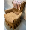 Image 2 : Vintage Tweed Swivel Rocker 31x27x41 Excellent Used Condition