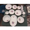 Image 1 : Kahla German Democratic Republic 45-Piece Floral Porcelain Dinnerware Set
