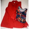 Image 3 : Ladies Outerwear - Over Sized Hoody White Capris Printed Tops & more Size L