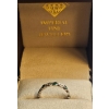 Image 4 : 10K Eternity Ring Alternating Emerald And Diamond Stones In A White Gold Setting 1.50g