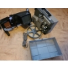 Image 1 : Vintage Rexino 8 Model P-204 S Projector and HP (Hudson Photographic) Dual 8 Model 436 Movie Editor 