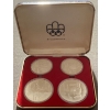 Image 1 : 1976 Montreal Olympics Commemorative Coin Set 92.5% Silver 4.32 Troy Ounces