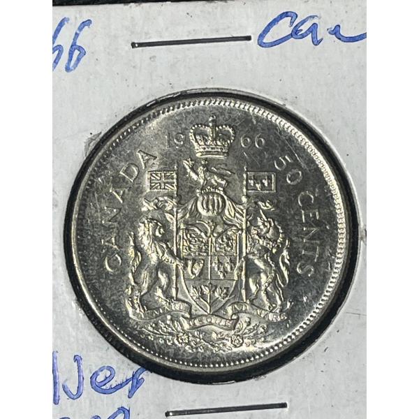 1966 Silver 50 Cent Coin