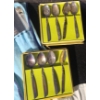 Image 9 : Horn Handled Carving Sets w/ Storage Boxes, Collector Spoons, Assorted Cutlery: 1847 Rogers Bros. 
