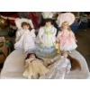 Image 2 : Doll collection with 5 collectors dolls