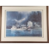 Image 2 : Limited Edition Print Titled "Pacific Belle, Bamfield BC By Canadian Maritime Artist Harry Heine