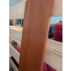 Image 12 : Gorgeous Queen Teak Floor Bed Frame with Side Tables and Like- New Mattress