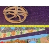 Image 2 : One of A Kind hand Painted Saws, Double Sided, Older Pulley- Great For Display or Use