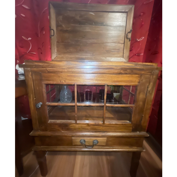 Rosewood China Hutch 34x15x64