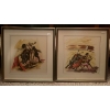Image 1 : Vintage Spanish Bullfighters Water Color Paintings By "Cruz"