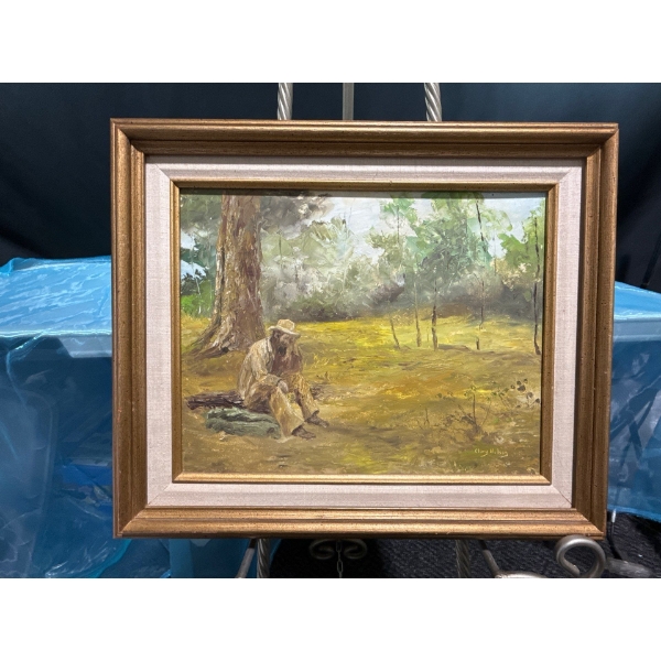 Clary Nelson Original Landscape 13.5Wx10H