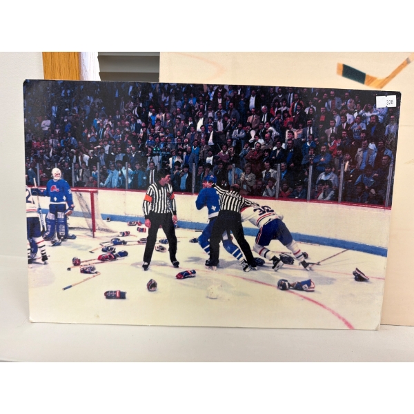 Montreal Canadiens Hockey Prints, 40" x  30" and Smaller Companion