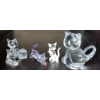Image 1 : Four Glass Cat Figurines