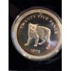 Image 1 : 25 pence 1975 - Isle of Man cat .925 Silver 
