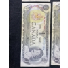 Image 2 : Canadian One Dollar Banknotes, Various Dates and Designs