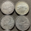 Image 3 : Canadian 25-cent Pieces 80% Silver 64.13 Grams