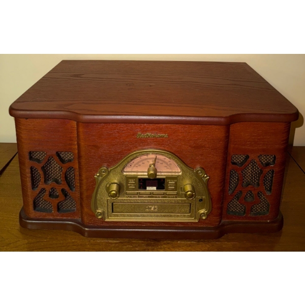 Technosonic Entertainment Console- Stereo, CD Player, 3-Speed Turntable  mod#RP-002