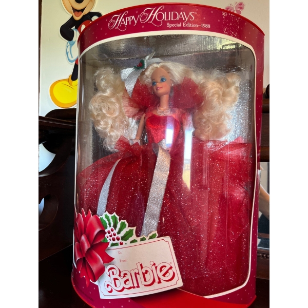 happy holidays special edition 1988 Barbie inbox never opened
