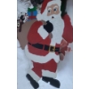 Image 2 : Outdoor Holiday Decor Includes: Candy Canes, Tallest: Santa Painted Wooden Cutout 45 T and More!
