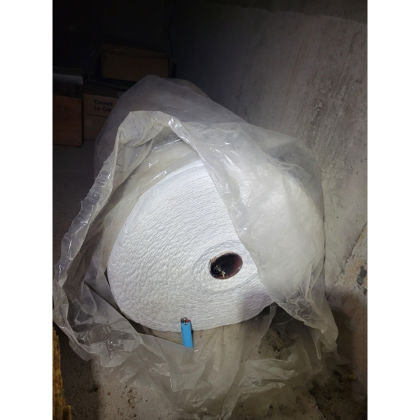 2 huge rolls of quilting blanket stuffing. 