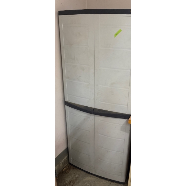 Workforce Durable Plastic Work Locker Or Storage Shelves  37x28x73"tall