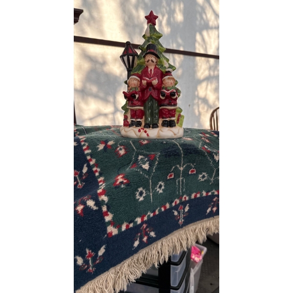 Tis The Season... Christmas Ornament & NiceWoolmark Pure Wool Carpet