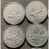 Image 2 : Canadian 25-cent Pieces 80% Silver 64.13 Grams