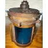 Image 2 : Antique Ship Lamp - Portside Lantern Crucial For Maritime Navigation 6T  