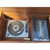Image 2 : Vintage Cabinet 55 W, 17.5 D, 27 T Record Player Telefunken TW509, Includes Record Collections Shown