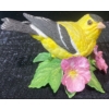 Image 6 : Glass and Porcelain Bird Bells with 2 Porcelain Bird Figurines