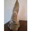 Image 5 : Soapstone Indigenous Sculpture w Eagle Head & Spiritual Faces. 9 1/2 w, 12 h, 4 1/2 d