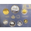 Image 2 : 2017 Fine Silver Gold Plated 150th Anniversary Coin Set