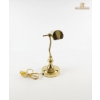 Image 1 : Vintage Brass Bankers Lamp 14''HEIGHT INCHES.
