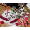 Image 1 : Holiday Decorations - Tree Toppers Cardstock Origami Stars Reindeer Stuffies & More