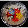 Image 1 : 2013 $20 Venetian Glass Candy Cane in Murano Glass - 99.9% Fine Silver Coin - #1