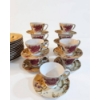 Image 4 : 12 Plates Each Model and 11 Cups with Florals and Birds