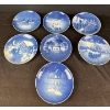 Image 1 : Set of 7 Decorative Plates - Royal Copenhagen, Copenhagen Porcelain, B&G 