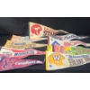 Image 1 : Collection of Pennants: Stampeders, Mariners, Twins, Bugs Bunny and More! Blue Bombers: 30 X 12