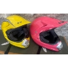 Image 1 : NEW FULMER MX Helmets - PHX Helium 2 Size XS Yellow & Helium 2 Size L Pink