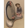 Image 2 : Lladro Porcelain Figurine - Lady Sign Artist 8T 