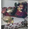 Image 2 : Contents of Closet: Holiday Decorations and 3 Rolling Carts, Dishes, Candleholder 16 T 
