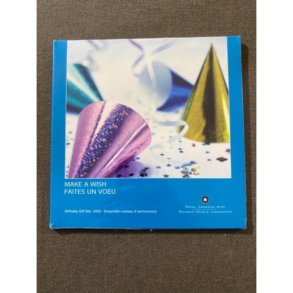 2005 Royal Canadian Mint 'Make a Wish' Birthday Gift Coin Set