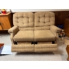 Image 2 : Beige Suede Recliner 60L 28D 37H