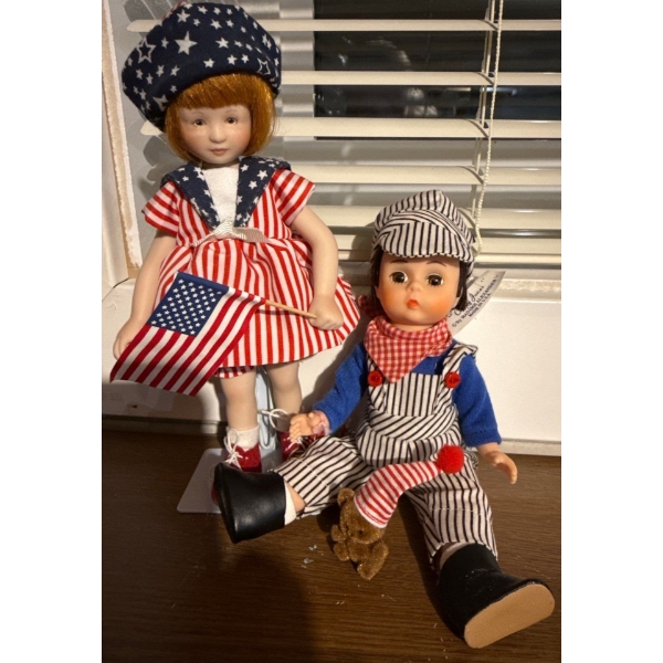 2 Porcelain Dolls From The Royalton Collection