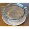 Image 3 : Decorative Table Accents - Fogged Glass Pumkin Serving Platters & More