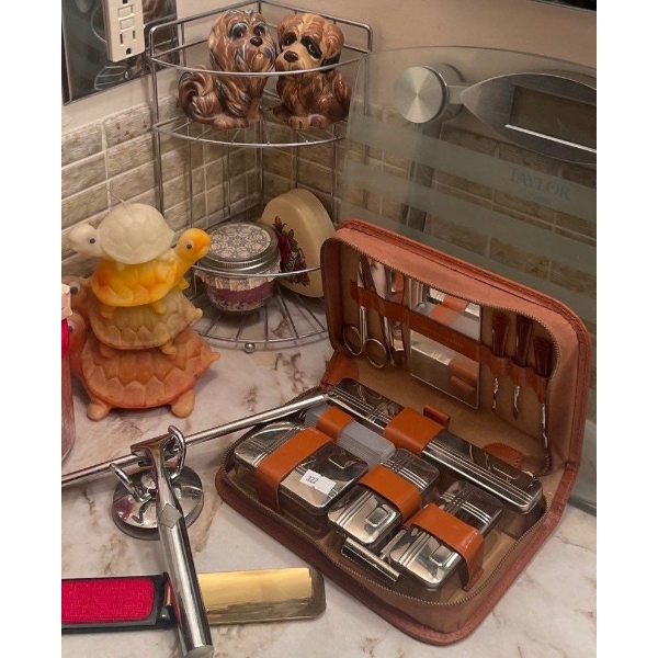Bathroom Essentials Personal Care Kit Scented Candle Scale Corner Caddy & More