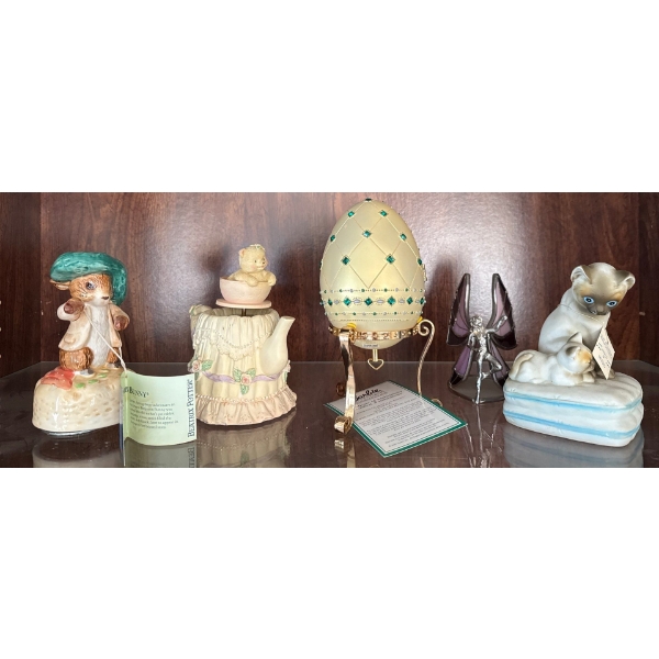 Winding Music Box Collection -Large Faberge Barbie Music Box Egg 10T  