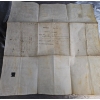 Image 10 : Antique Legal Document, Specifically A Handwritten Indenture Or Deed, Likely From The 18th Or 19th.