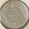 Image 2 : 1908 F Canadian Dime 92.5% Silver