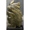 Image 9 : Hand Carved Black Obsidian Aztec Statues- Mexican Made